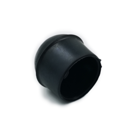 111 -Round Dome-Shape End Tube External, made of Polyvinyl Chloride (PVC) , for Ø 26 mm diameter tube.